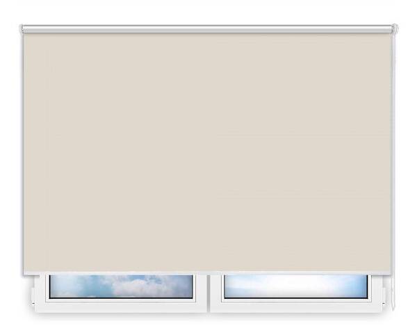 Стандартные рулонные шторы Металлик-светло-бежевый цена. Купить в «Мастерская Жалюзи»