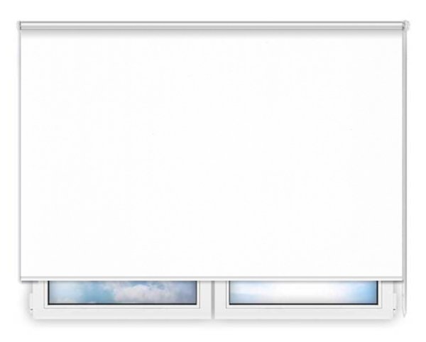 Стандартные рулонные шторы Мадагаскар-белый цена. Купить в «Мастерская Жалюзи»
