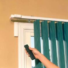 Вертикальные жалюзи с электроприводом цена. Купить в «Мастерская Жалюзи»