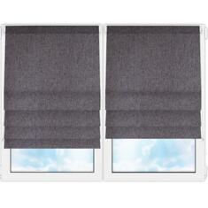 Римские шторы Шале коричневый Compact