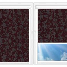 Кассетные рулонные шторы UNI Ажур-серый