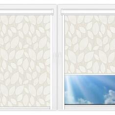 Кассетные рулонные шторы UNI Ницца белый