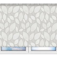 Стандартные рулонные шторы Ницца серебро